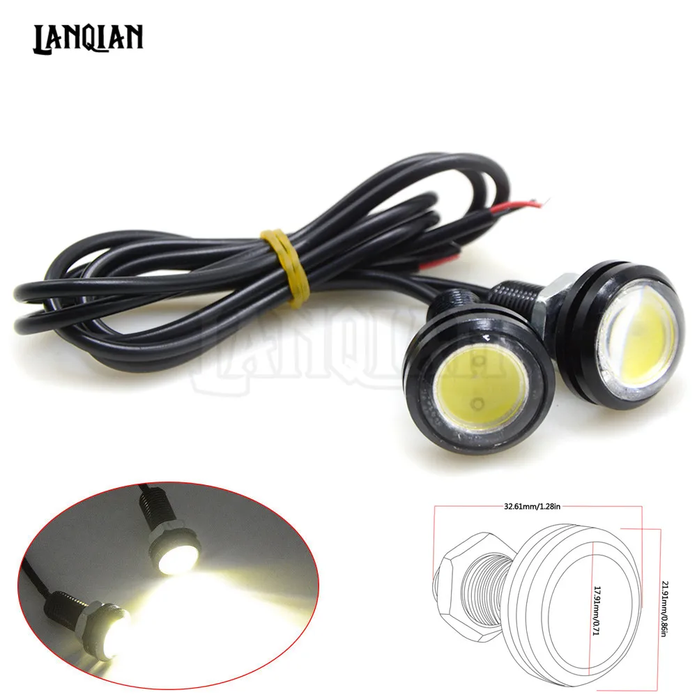 

Universal For BMW F800GT F800R F800S F800ST K1200R Motorcycle/Car Eagle Eye LED Strobe Light Lamp Daytime Running Signal Lamps