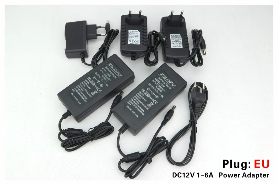 Адаптер питания DC12V 1A 2A 3A 5A 6A осветительные трансформаторы AC 110 V 220 V к DC 12 V 12 вольт ЕС США светодиодный драйвер для светодиодной ленты