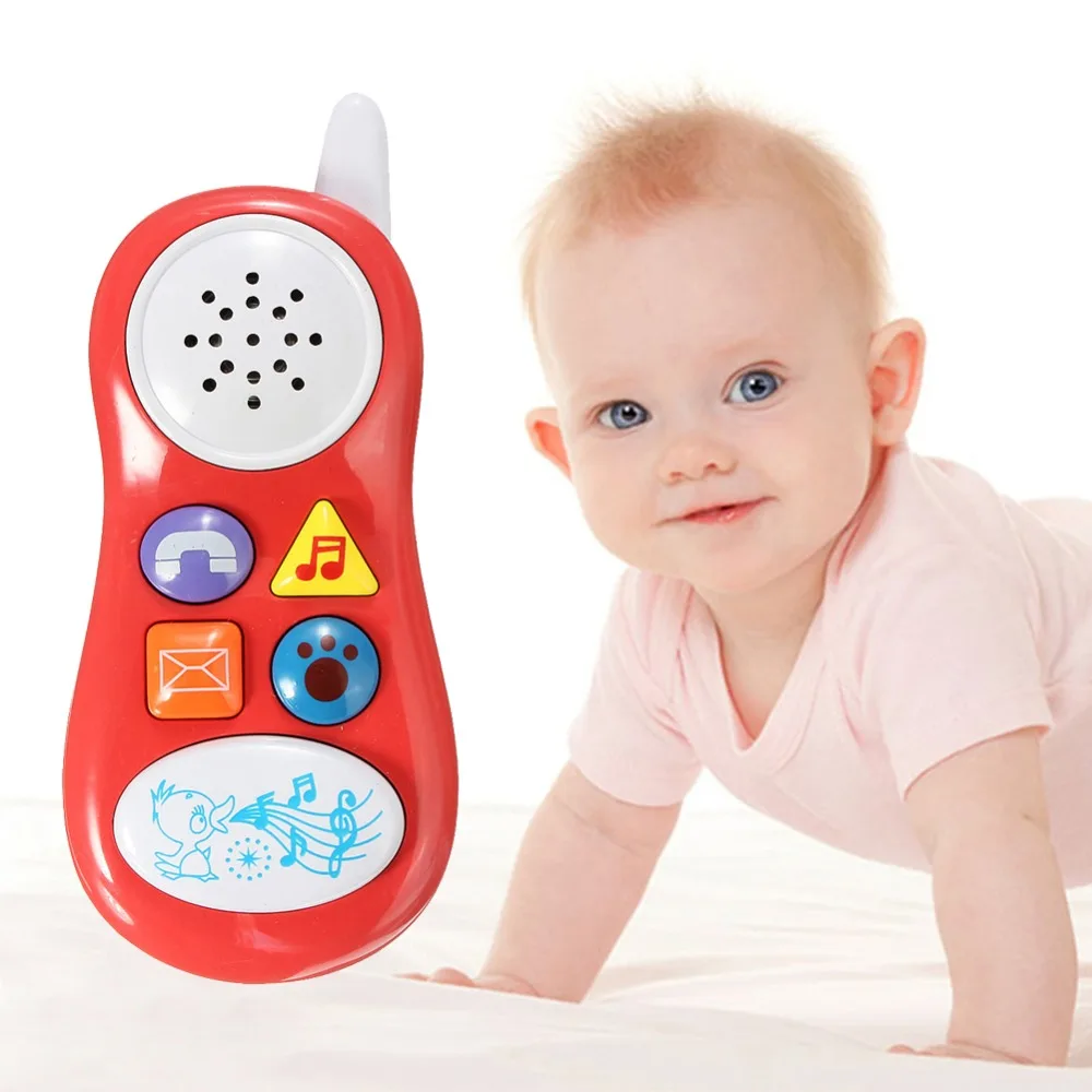 Baby Musical Phone Toy Kids Children Educational Learning Study Electronic Musical Sounding Toys Phone