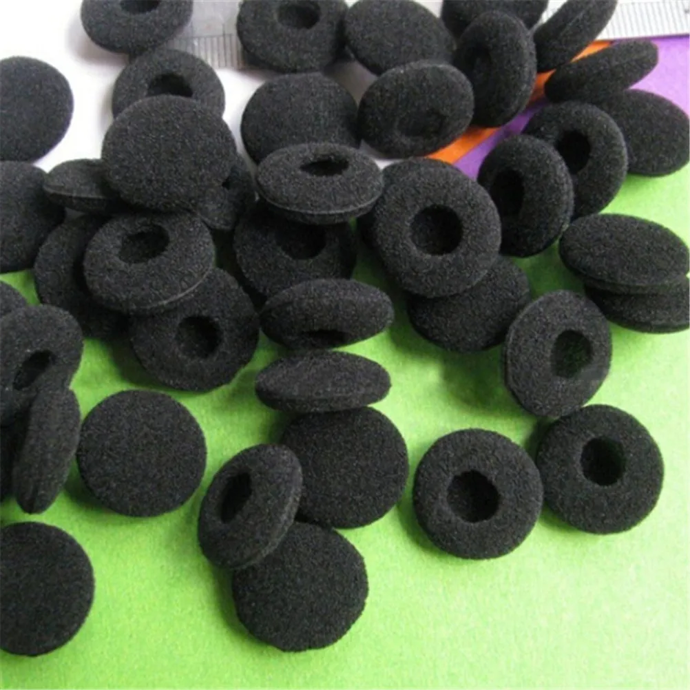 

10Pcs Black Ear Cup Diameter 5cm Foam Ear pads Earpads Cover Cushion Sponge Covers Replacement For Earphone MP3 MP4