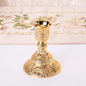 

Metal Candle Holders Hollow Design Candlestick Candelabra Home Decor Candelabrum Candle Stand Wedding Decoration WZF164