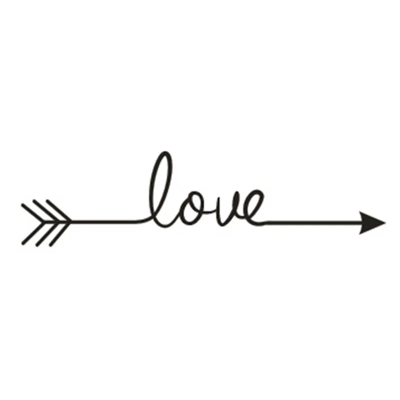 

Love Arrow Decal Living Room Bedroom Vinyl Carving Wall Decal Sticker for Home Decoration Home Decoration Accessor