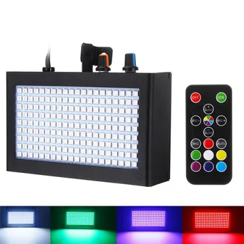 

Portable 180 LEDs Strobe Flash Light Auto Running Sound Control Speed Adjustable For Stage Disco DJ Home Party Ktv Wedding