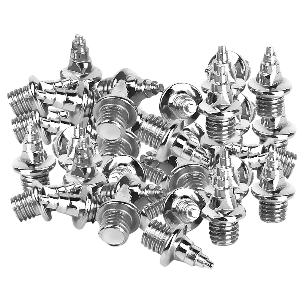 60 Pieces Replacement Track and Field Running Spikes Xmas Tree Spikes 8mm Steel Athletic Shoe Replacement Parts