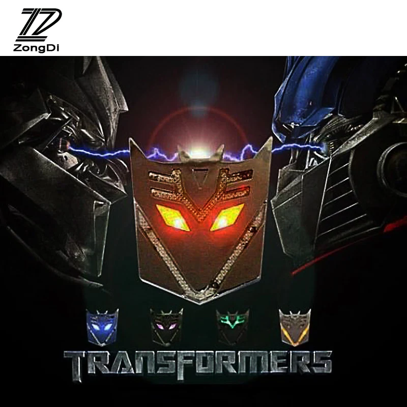 

ZD 1X Solar Transformer Warning Light Car LED flash lamp For Peugeot 307 407 Chevrolet cruze captiva Mazda 3 6 cx-5 Accessories