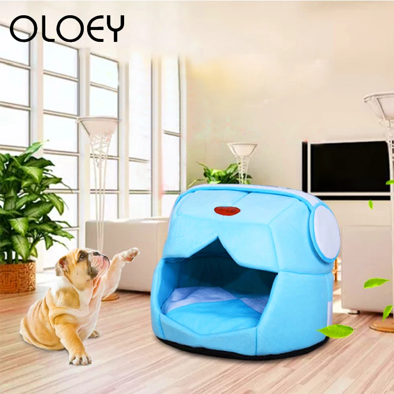 

Pet Dog House Space Shape Warming Soft Material Nest Dog Bed Fall and Winter Warm Mat For Dog Cat Sleeping Kennel