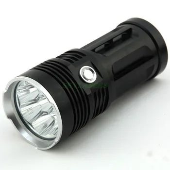 

2015 New Version Super Power 8 x XM-L T6 12000LM 8T6 3-Mode Waterproof LED flashlight torch Hiking camping lamp