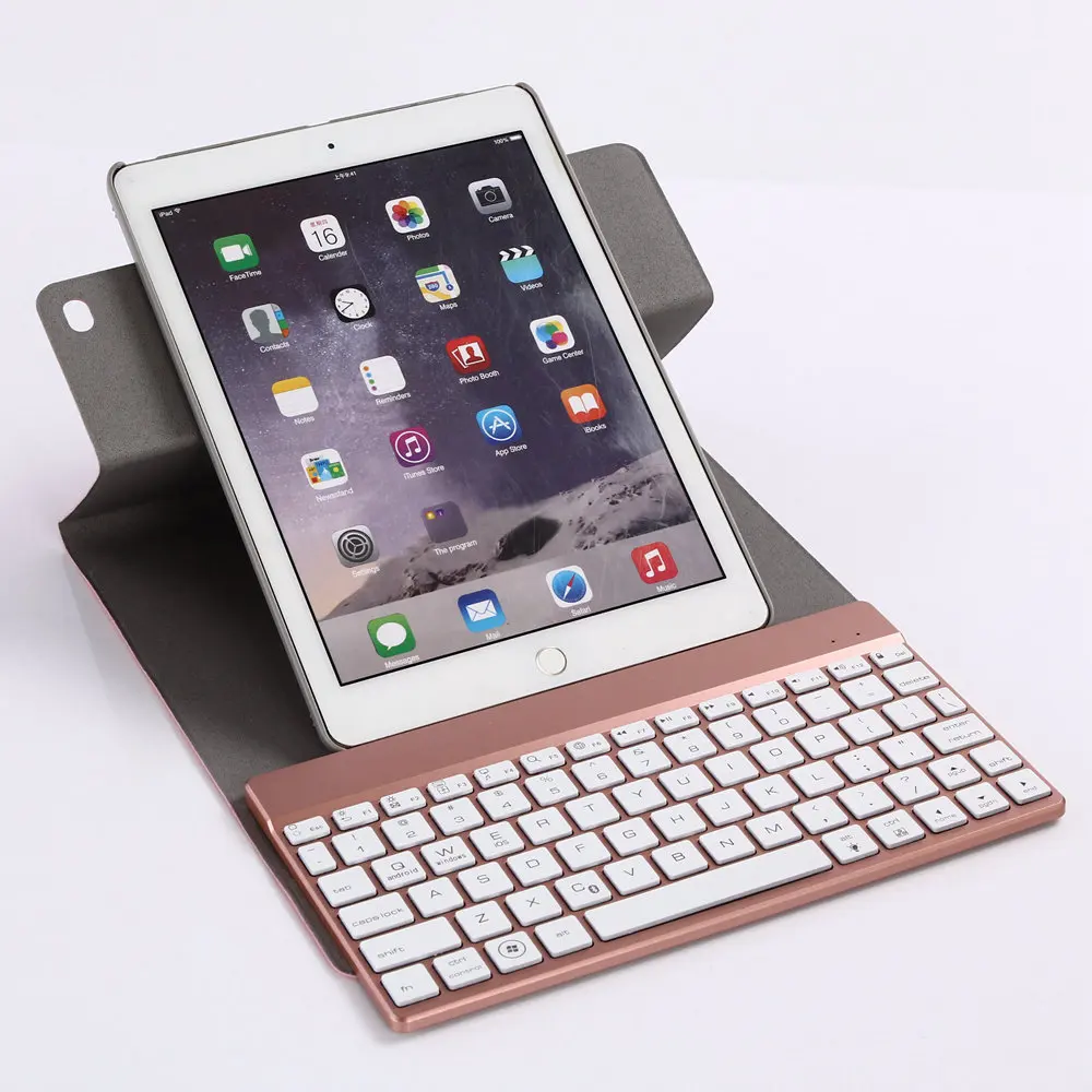 Съемный чехол для iPad Air 7 цветов светодиодная подсветка Беспроводная Bluetooth