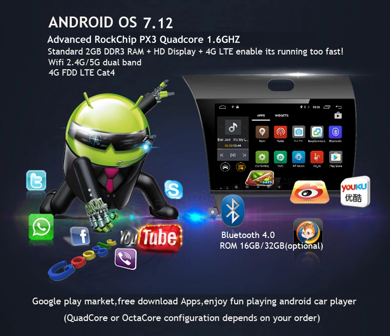 ANDROID 7.11 7.12 CAR DVD 1DIN CAR RADIO GPS ford focus2 focus mondeo galaxy kuga cmax smax connect (2)