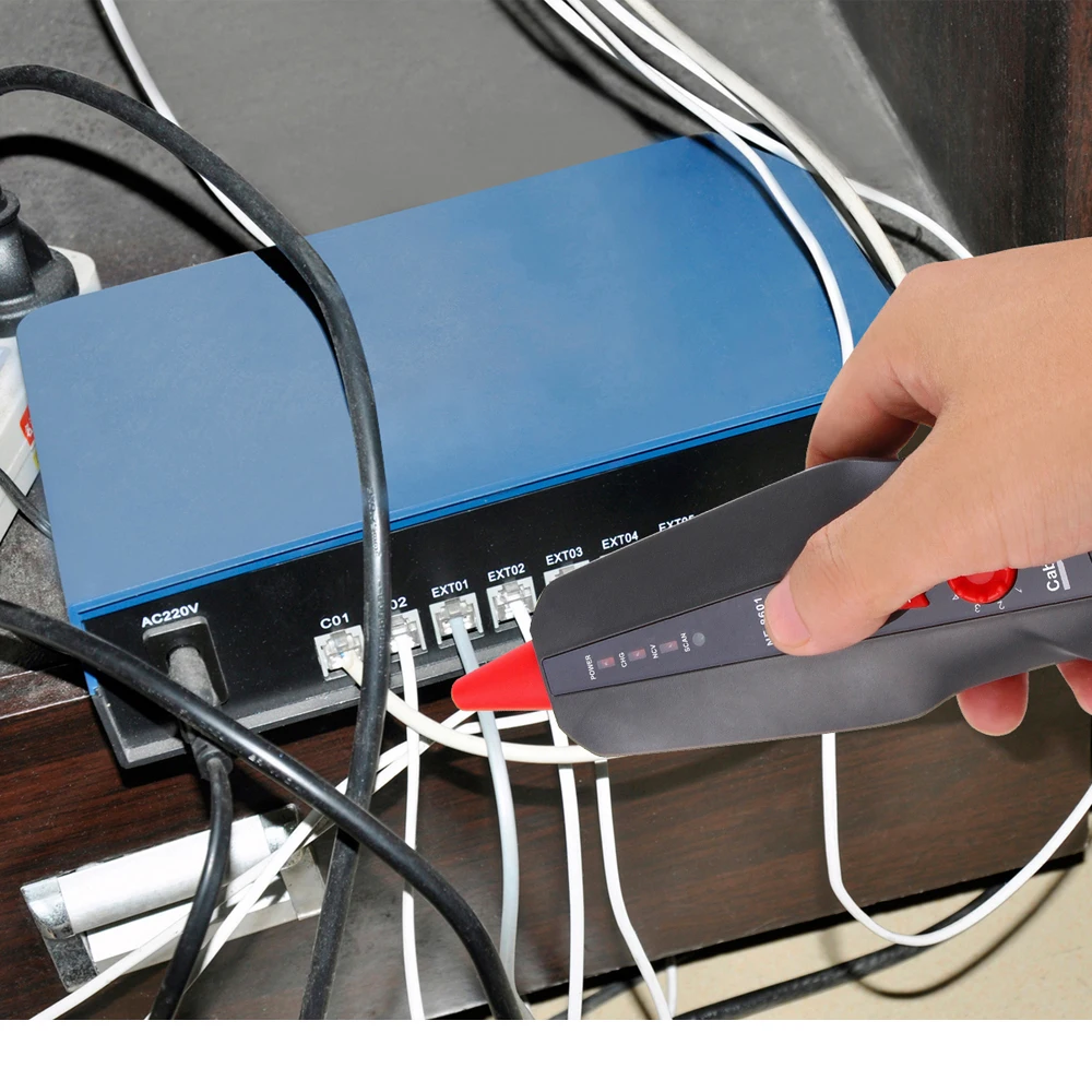 Original-Noyafa-NF-8601W-English-version-Multi-functional-Network-Cable-Tester-LCD-Cable-length-Tester-Breakpoint (4)