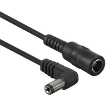DC Power Supply Connector Cable Plug Socket 90 Degree For Surveillance CCTV Camera 14cm 5.5×2.1mm