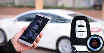 

Auto Keyless Entry For Nissan Armada Car Alarm System PKE Button Push With Smart Key Remote Start Remote Central Locking