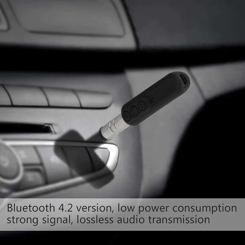 Универсальный Беспроводной 3,5 мм Bluetooth Car Handfree мини потокового A2DP Беспроводной авто AUX аудио адаптер с микрофоном для Car kit телефон