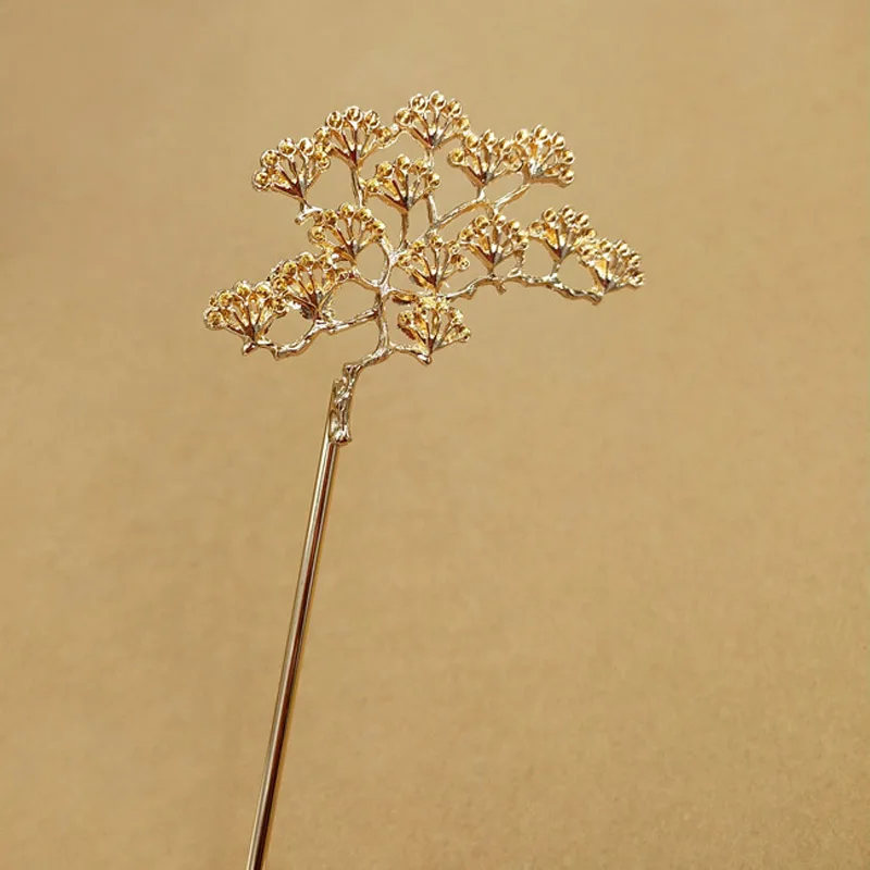 

Handmade Flower Branch Hair Stick Pins Bridal Wedding Accessories Hairpin Clips Comb Headdress Prom Hair Tool Jewelry Findings