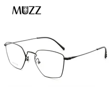MUZZ мода мульти угол оправы очков, Европейская и американская мода красивые очки из нержавеющей стали мужские Золотые очки