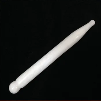 

Natural beauty white pen eye massager stick scraping plates facial acupuncture stick dial ribs by pulling rod 2 piece