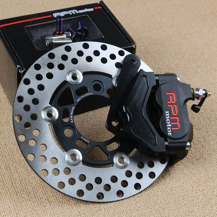 RPM motor CNC Motorcycle Brake Pumps+Brake Calipers Adapter Bracket+