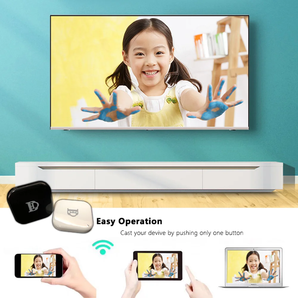 YIKIXI X7 2,4 ГГц беспроводной дисплей ТВ-Палка для Dongle1080P Full HD WiFi ТВ-Палка Поддержка Netflix YouTube AirPlay Miracast