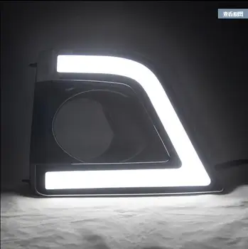 

eOsuns LED daytime running light DRL for Toyota Corolla 2014 2015, with wireless switch, get blue when headlight on