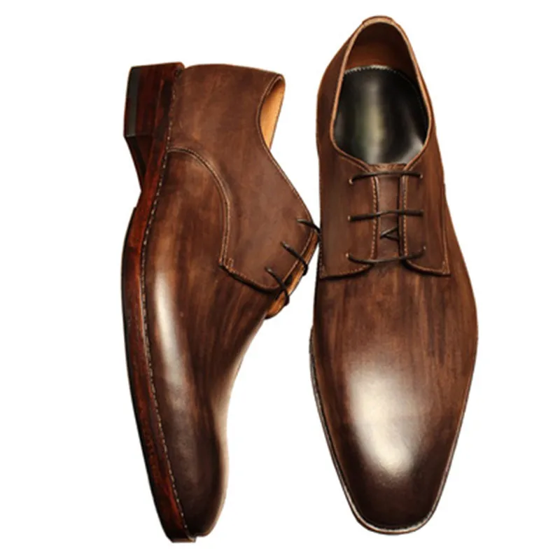 

Hand Goodyear formal casual autumn and winter large code pointed soft bottom men's shoes
