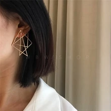 Вечное чудо geo смешанные треугольные серьги-гвоздики вечерние панк подарок Bijoux супер Подиум ТОП редкий дизайн уникальный поп 8828