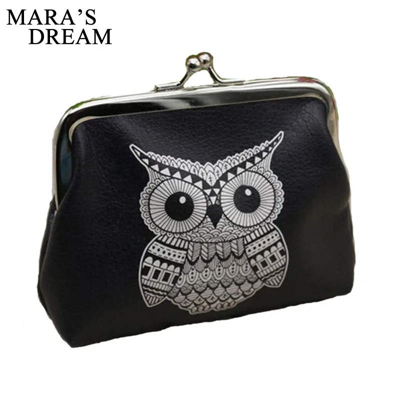 Mara s Dream 2016 Wallets For Womens Owl Elephant Pattern Female Wallet Card Holder font b