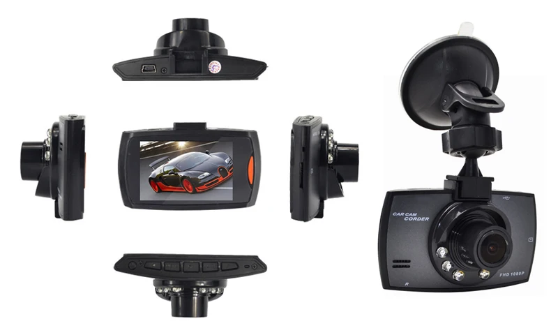 Cemichen Full HD 1080 P Автомобильный видеорегистратор 2,7 дюймов ips экран Автомобильная камера с двойным объективом видеорегистратор ночного видения g-сенсор Регистратор