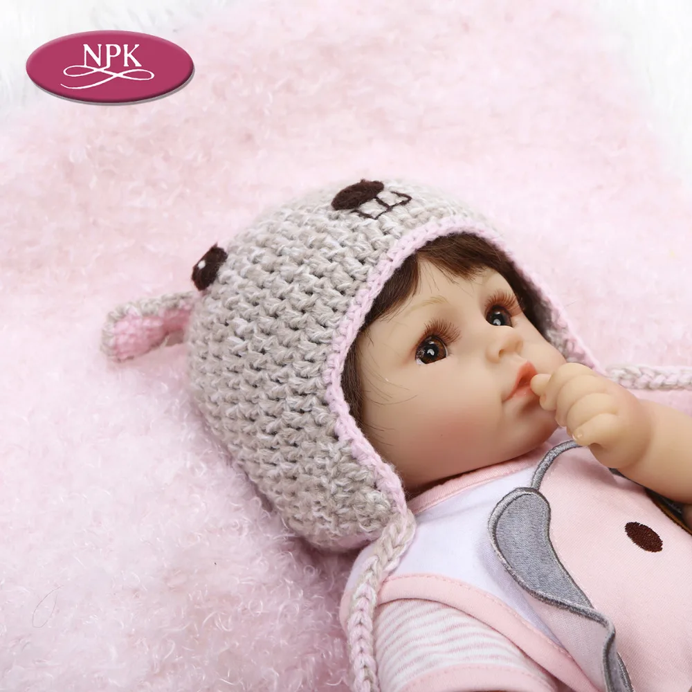 NPK 45CM Soft Silicone Reborn Baby Dolls 18 inch Real Touch Lifelike Babies Girl Dolls Bebe Reborn Bonecas Menina For Girls Kids (7)