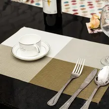 Dining Table Placemat Kitchen Tool PVC Tableware Pad Coaster Coffee Tea Place Mat Europe Style