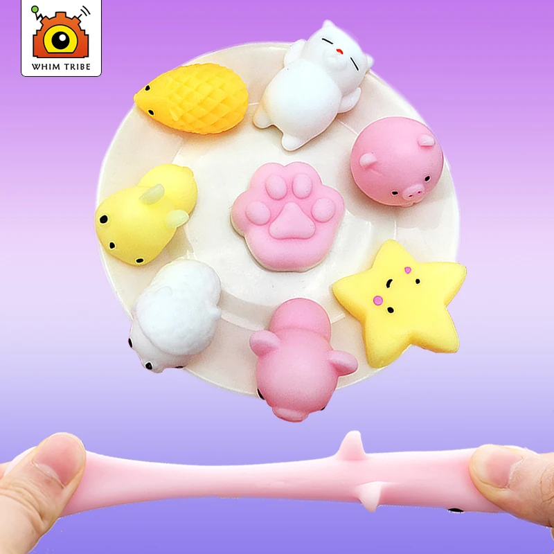 37Kind of style Soft cute animals decompress colorful stretch squishy reduce stress make people happy and 1