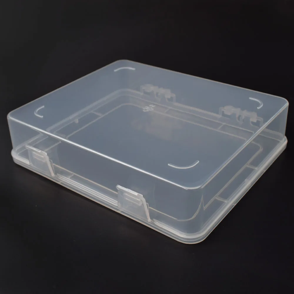 NEWACALOX DIY caja de herramientas electrónicas de piezas de plástico impermeable transparente herramienta caja SMD SMT tornillo contenedores componente caja de almacenamiento