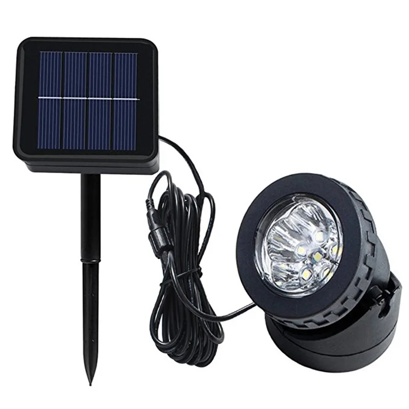 Solar Light Solar Led Landscape Spotlight Pond Lights Underwater Light