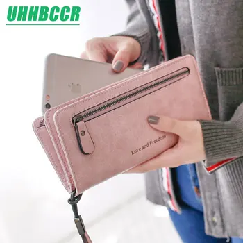 

Brand Designer Wristband Wallets Women Many Departments Clutch Wallet Female Long Large Card Purse Ladies Handbag