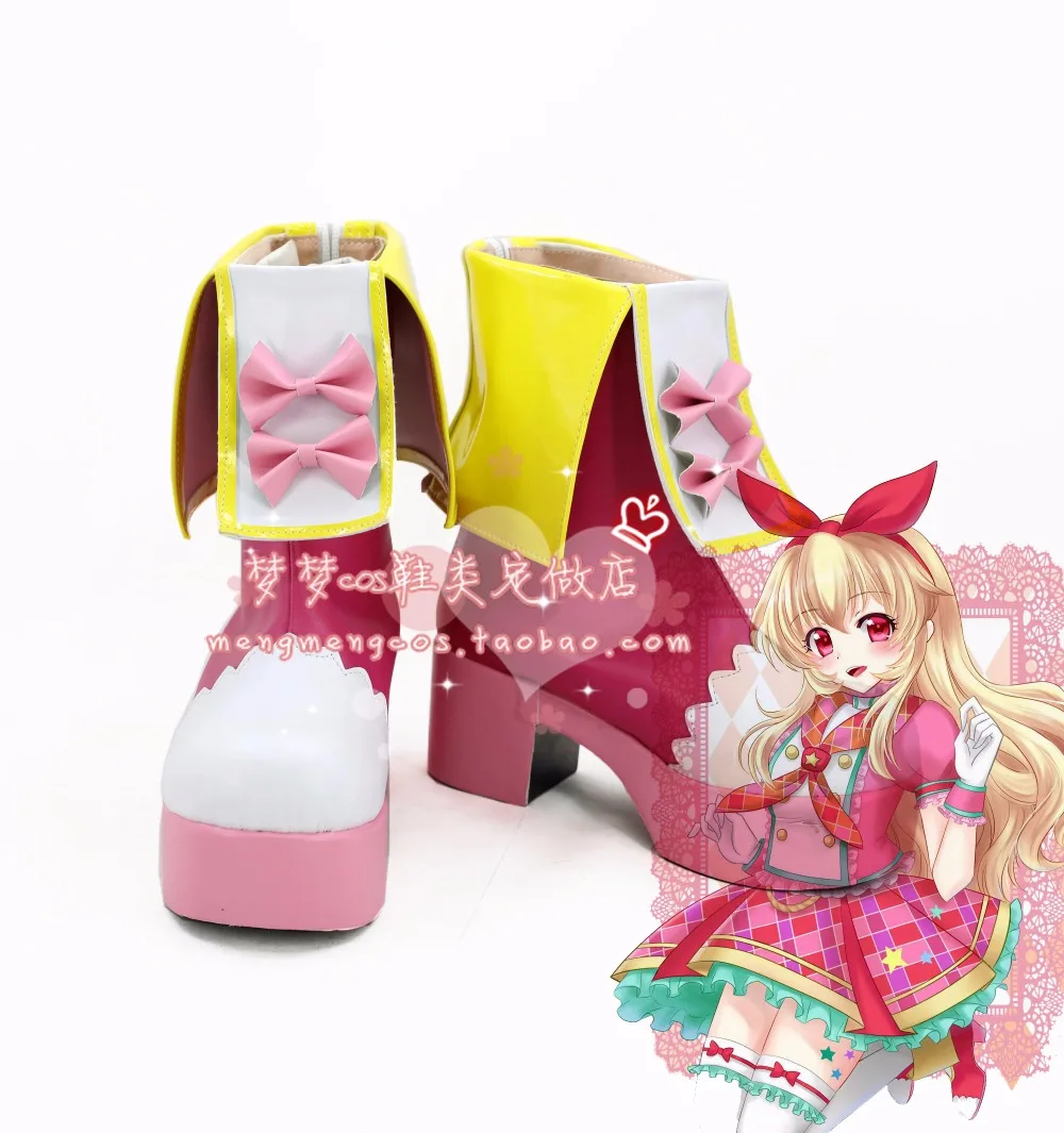 Звезды айкатсу! Обувь для косплея Hoshimiya Ichigo сапоги на заказ 3780 | Тематическая