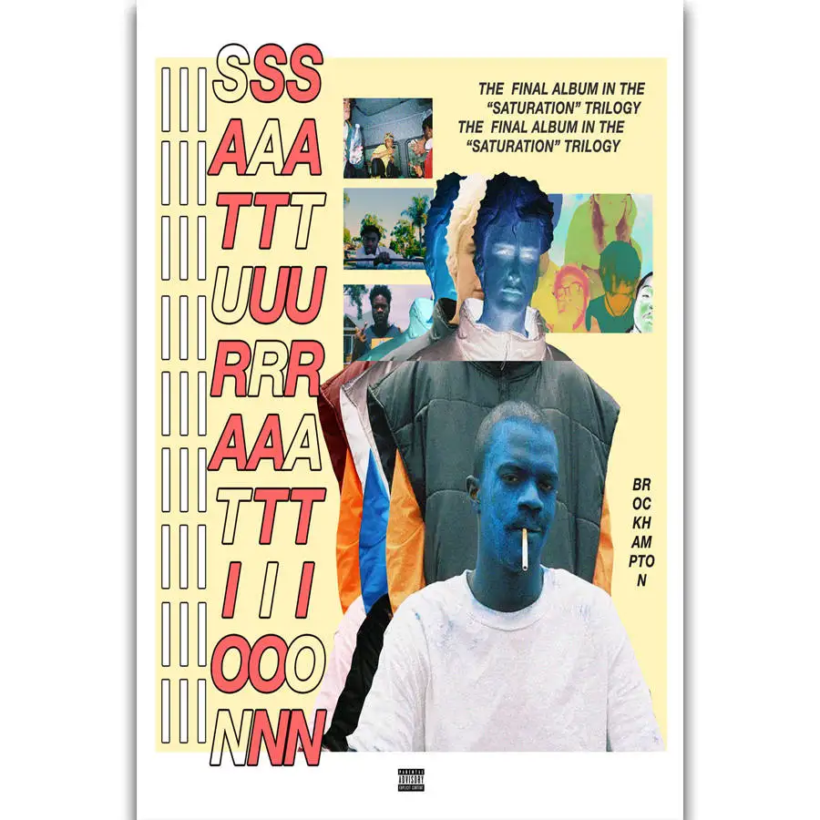FX1597 Brockhampton Rap Music Group Hip Hop Rapper Star