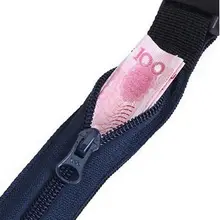 New Designed Travel Anti Theft Wallet Belt with Secret Compartment Hiding Stash Money Belt waterproof adhesive Belt bag 2018