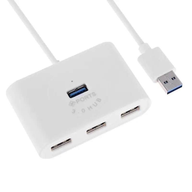 Высокоскоростной 5 Гбит/с 4 портами USB 3,0 концентратор переходник разветвитель конвертер для ноутбука