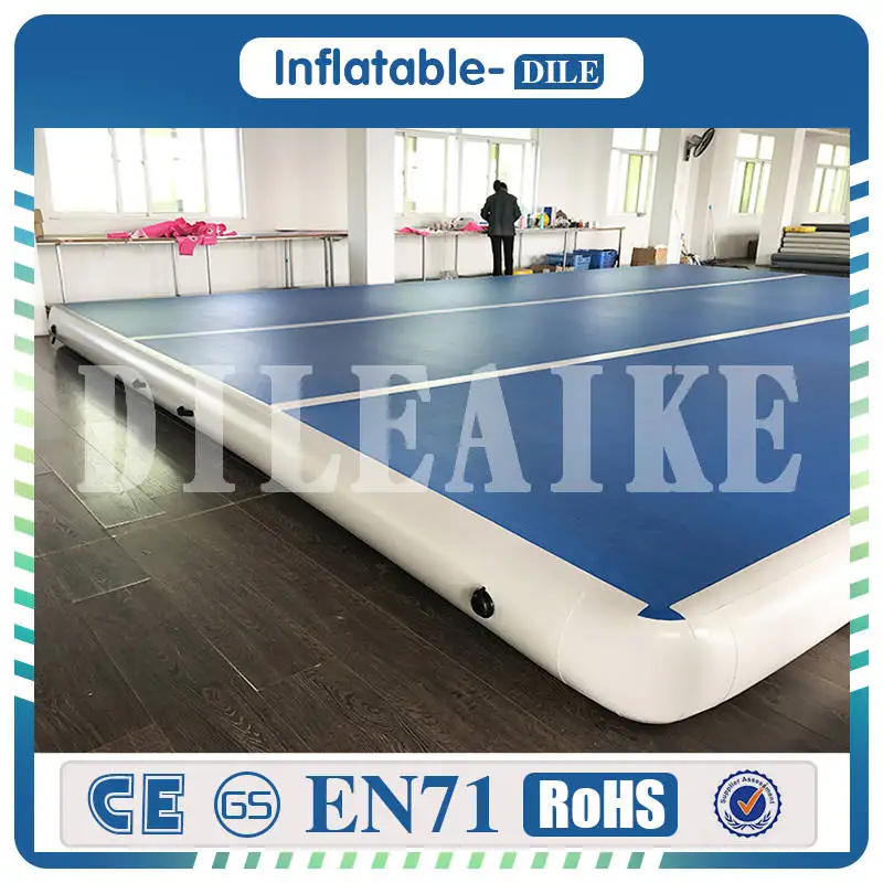 

10x10m Gymnastics Inflatable Air Track Tumbling Mat Floor With Electric Pump For Gymnasium