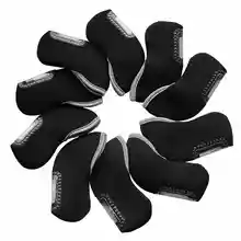 10 шт./компл. гладильная доска для гольфа Видимый Клубный номер чехол для головки клюшки для гольфа крышка можно сделать индивидуальный логотип гольф клуб крышка набор