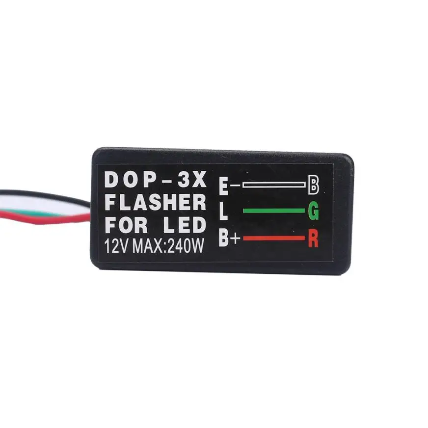 

Fast sending New Motorcycle Universal Blinker Relay 3 Pin 12V LED Signal Light Flasher drop shipping