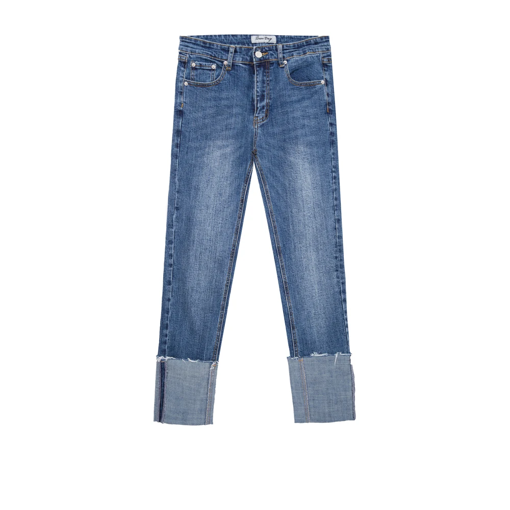 

High Street Fashion Hip Hop Male Women Casual Denim Pants Vintage Jeans Trousers Men Flange Slim Fit Jeans