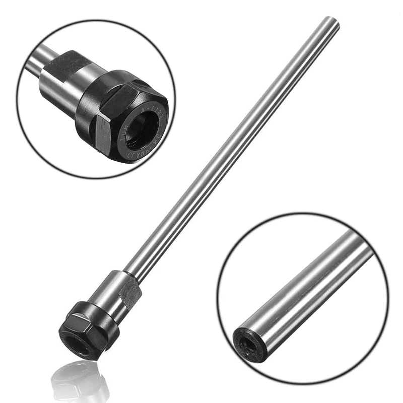 

1pcs deep processing CNC straight shank extension rod 8mm C8 ER8 C8 ER11 8MM arbor collet chuck for CNC milling cutter