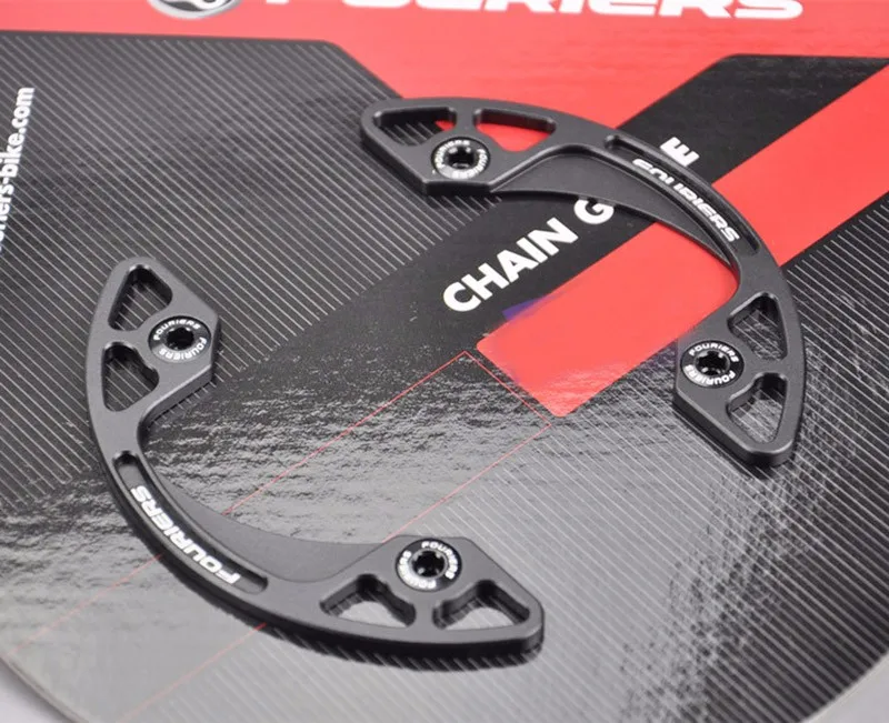 Top 1 PC CNC Alloy MTB Bike Bicycle Chain Bash Guard Mount Chainring Guide 30-40T P.C.D 104mm bike Crankset Protection 2 Top 1 PC CNC Alloy MTB Bike Bicycle Chain Bash Guard Mount Chainring Guide 30-40T P.C.D 104mm bike Crankset Protection 2