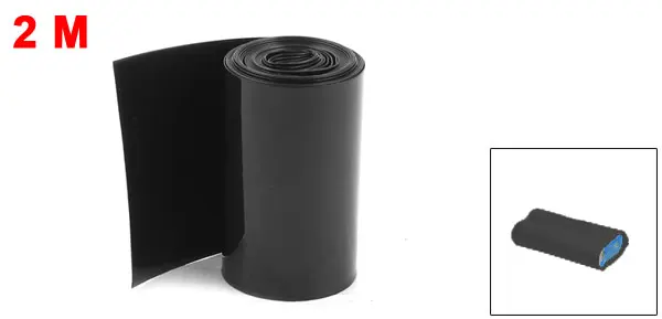 Tubo termorretráctil de PVC de uxcell de 56 mm para película retráctil AAA