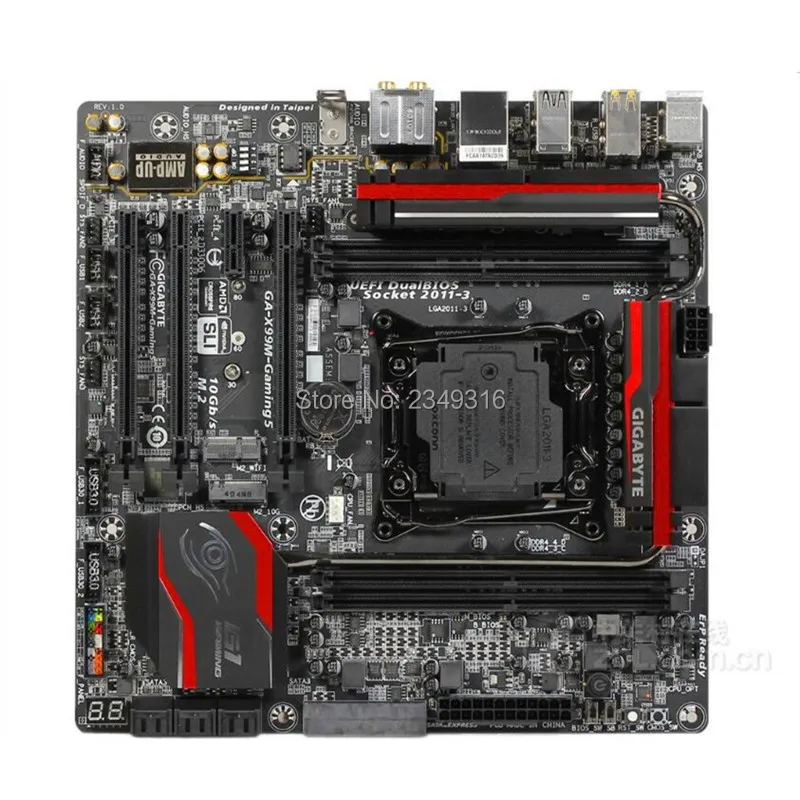 

For Gigabyte GA-X99M-Gaming 5 Original Used Desktop Motherboard X99M-Gaming 5 X99 LGA 2011-V3 DDR4 SATA 3 USB3.0