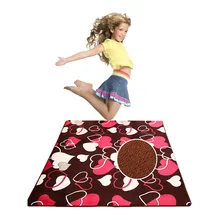 Мягкий хлопковый коврик для маленьких детей, игровой коврик для активных игр, ползающее одеяло, коврик для пола, 50*160 см Коврик для новорожденных