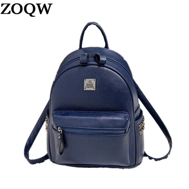 De El Adolescentes Y Cuero Mochilas Pu Los Para Estilo Bolsas Colegio Coreano qxXOwS7fv