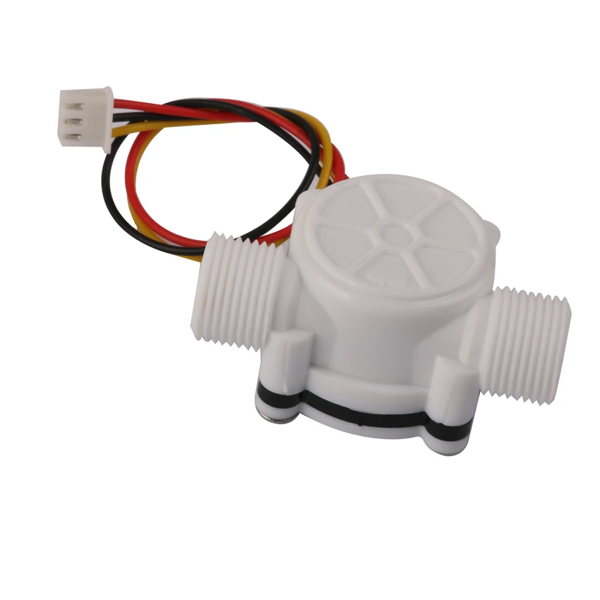 Generic 3/8" External Threads 0.3 10L/min Water Flow Sensor Flowmeter Water Controlin Flow