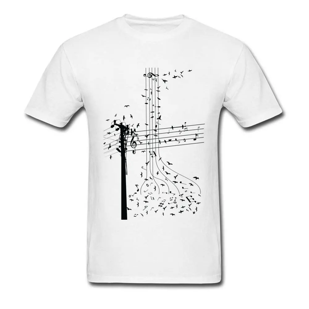 buy Casual T shirt For Men Morning Song Birds T Shirt Man Cotton Fabric Clothes Custom Father Day Gift Tops Slim Fit Tees Novelty