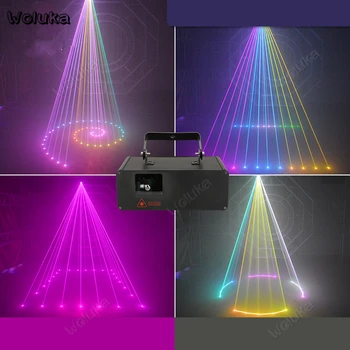 

500MW Full Color Ballroom Rock Stage Laser Light Flash Bar Wedding KTV Music Party Disco Night Club Lights CD50 W01